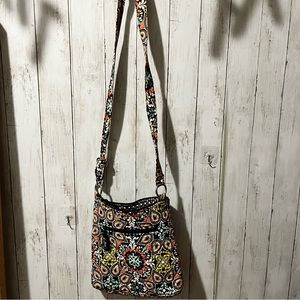 Vera Bradley multi colored cross body bag, purse